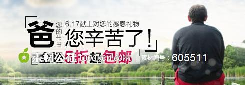 淘宝父亲节钻展