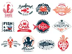 海鲜logo  - 源文件下载【酷图网】海鲜logo,小龙虾logo,小龙虾标志,螃蟹,八爪鱼,鱼,鱼logo,海鲜美食,小龙虾,矢量小龙虾,卡通小龙虾,小龙虾插画,手绘小龙虾,美食,矢量美食,卡通美食,手绘美食,美食插画,对虾,红虾,矢量虾,卡通虾,手绘虾,虾插画,熟虾,矢量熟虾,卡通熟虾,手绘熟虾