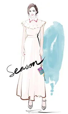 jjseason插画超话 ----  大幂幂杨幂超话春夏美搭 ​​​​ ​​​​ #杨幂0912生日快乐#  Happy birthday to 演员@杨幂    ​​​​#插画明星搭配# ​​​​