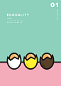 dEEgctionary // 9 posters for an EGGxhibition. : 9 poster created for Eggoism exhibition, held in  Tokyo in July 2015.