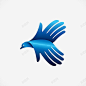 创意蓝色企业logo图标 平面电商 创意素材