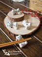2142 祈福。zakka 手绘陶瓷餐具 招财猫 小猫咪筷子架 4款可选