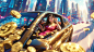 chaoslu_Vietnamese_beauty_is_sitting_in_a_luxury_car_gold_coins_b1ca25e8-80dc-4a7d-ad2d-1cc35e1c6659