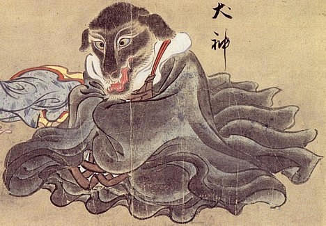 日本江户时代的妖怪们_犬神是一种外表看起...