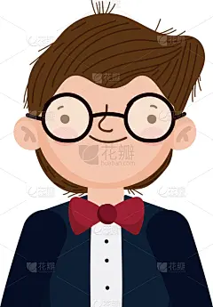 男人,套装,婚礼,动画片,新郎,分离着色,可爱的,丈夫,事件,无尾礼服