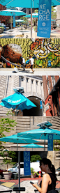 Street Charge：能给手机充电的太阳能遮阳伞走上纽约市街头