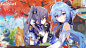 Anime 3000x1688 anime anime girls Genshin Impact Keqing (Genshin Impact) Ganyu (Genshin Impact)