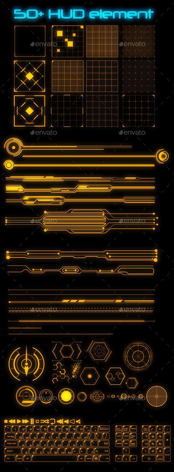 50+ Hud Element Pack...