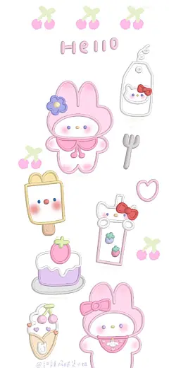 
          愿每天有好柿花生
             ✨✨
          @甜辣鸡腿堡小姐

#美乐蒂##可爱壁纸##平铺壁纸##手机壁纸# ​​​​