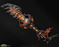 Gurthalak - World of Warcraft Fan Art, Brothers Interactive : Hi, Its a fan art weapon, which  we did to study the art style from World of Warcraft.
we used 5948 tris for the final mesh and one 2K size map for the texture.
We hope you like it and share yo
