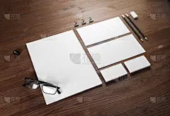 办公用品,空白的,橡皮擦,信函,铅笔,信封,简单,模板,现代,市场营销