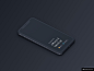 最新苹果机 黑色背景 XMOCKUP  iPhoneX模型模板样机素材