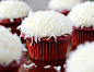 Coconut Red Velvet Cupcakes