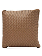 Bottega Veneta - Intrecciato Leather Cushion - Brown