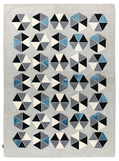 经纬地毯JWLam采集到现代简约几何色块地毯（高清素材图联系我获取，可一张任意定制）