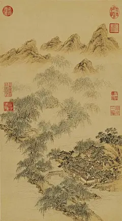 历代名家笔下杭州西湖十景图国画作品赏析