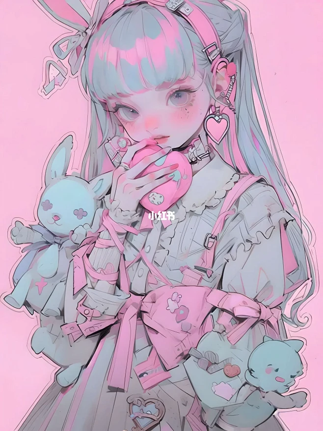 【甜美系蒸汽波】少女梦核-花瓣网