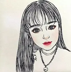 【插画】19岁韩国插画家笔下的韩国美人 - 长微博