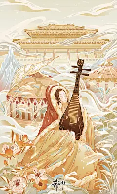 岁月从不败美人。

插画超话#四大美人##遇见艺术#  @微博美学 ​​​​