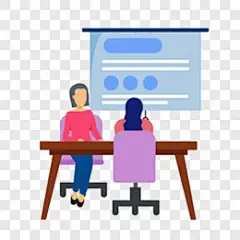 扁平风办公室开会场景素材装饰图案PNG图片 来自PNG搜索网 pngss.com 免费免扣png素材下载！