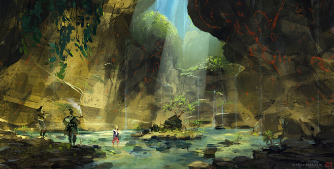 场景  临摹创作