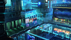 --非常采集到梦幻科技背景