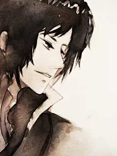 不是假发是k  的插画 少年侧颜