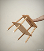 德国设计师Gerhardt Kellermann的一个作品“James”木凳，在宜家的热销产品Bekvam木凳基础上进行简化，还改进了原先的组装方式。