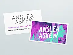 Personal branding/business card design. Had a lot of fun working on the textures!