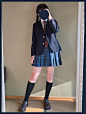 【中牌】学生制服秋冬JK西服女高中生制服十色可选上衣外套-淘宝网