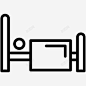 床卧室酒店房间图标 设计图片 免费下载 页面网页 平面电商 创意素材