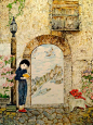 四季,那些平凡的小日子！ 辻川奈美 1978年出生于东京 材料：水彩
