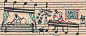 Illustrations on sheet music
