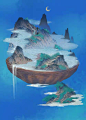 意境唯美的古风中国风插画