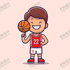 卡通篮球小孩 【酷图网】男孩篮球,动漫小人,卡通,迷你,大头小人,小短腿,设计,动漫动画,动漫人物,