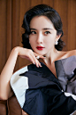 杨幂简直就是画报里走出的复古女郎！ ​​​​