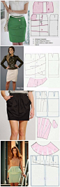 Patterns of skirts