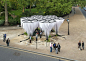 Tree-like structures designed to recreate the humidity of a rainforest have been installed outside the Architectural Association (AA) in London: 