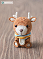 Crochet Pattern of Deer Kira from "AradiyaToys Design" (Amigurumi tutorial PDF file) : Please note that this is a crochet pattern (PDF file), but not a toy. The file will be available for download immediately after purchase. This crochet pattern
