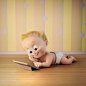 Baby Roger : The idea of this project was to take the original 2D character of the diaper's brand Baby Roger and make the character come alive in 3D.Concept made by Marco Teixeira.Client: Baby Roger