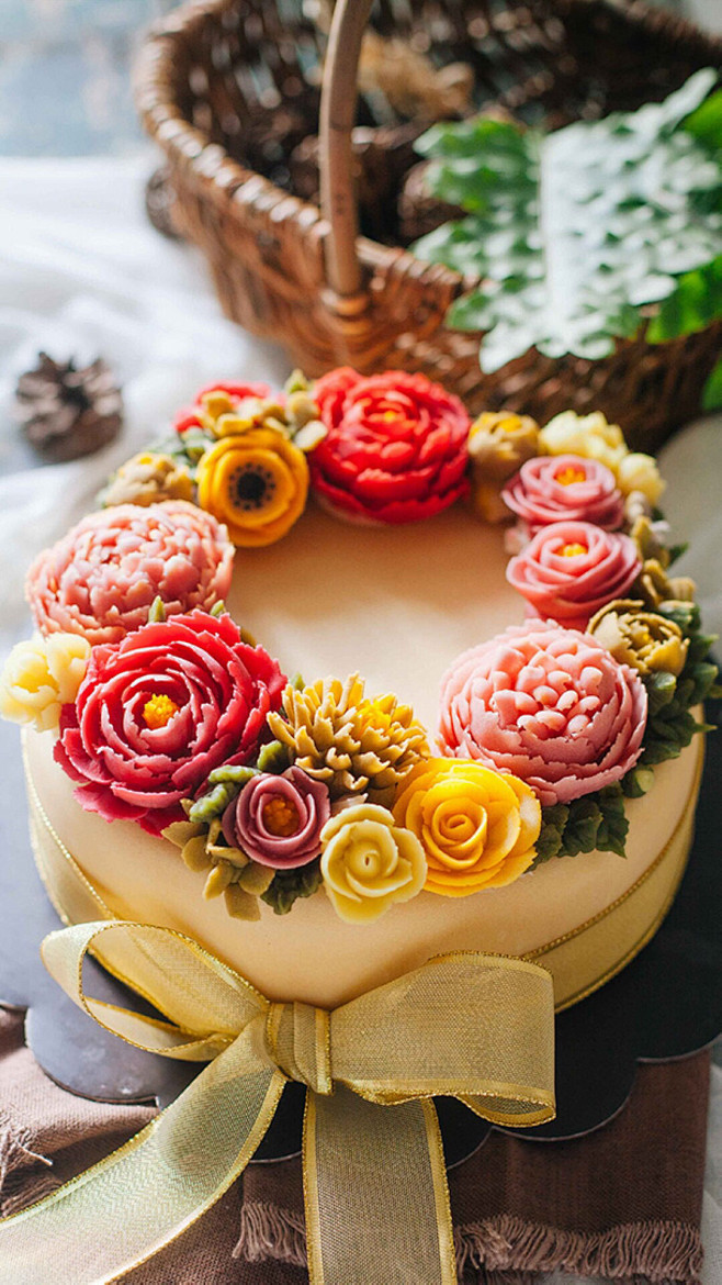 鲜花蛋糕