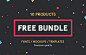 Free Design Bundle by Wildones : This is a FREE design bundle, yes you heard right. Free! Grab it while you can, because it will not be available for long.  It features some of our greatest products. All in one pack. Made by Wildones Design Studio. 