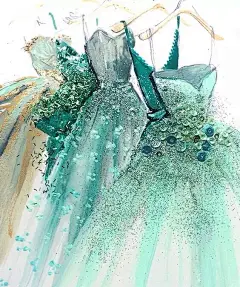 http://mp.weixin.qq.com/s/kMjx22nWOkY6IEfeL8VGDA
Katie Rodgers
是一名优秀的美国插画师
画出一些时尚的服装插画
用水彩搭配闪粉、蕾丝
水钻、亮片等小物件
让它们闪闪发光