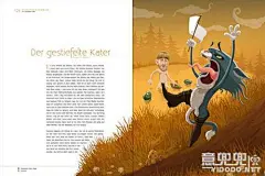 《格林童话》插画绘本设计欣赏 -设计 - 插画图片_插画师_插画壁纸_场景插画_yidodo.net - 意兜兜
