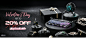 Gaming Gadgets w/ Cool Sci-fi Keyboard, Mouse, Speakers | GravaStar