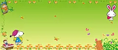卡通,幼儿园,幼儿园展板,花边,史努比,兔子,秋千,海报banner,童趣,手绘图库,png图片,,图片素材,背景素材,132908北坤人素材@北坤人素材
