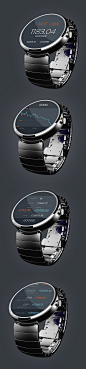 Stock portfolio Moto360 app