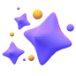 Stars 3D Icon