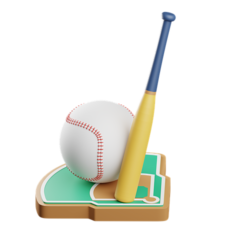 Baseball 3D Illustra...