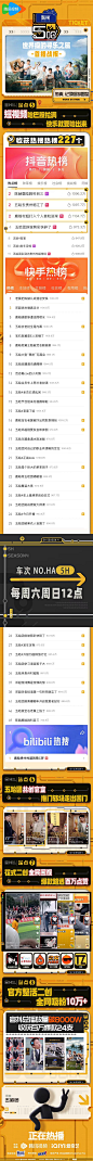#哈哈哈哈哈4# 综艺长图 首播战报长图 排版参考